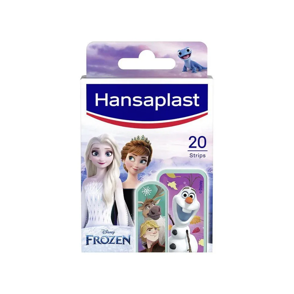 Пластирі для дітей, Крижане серце, Hansaplast JKids Frozen Strips, 20 шт