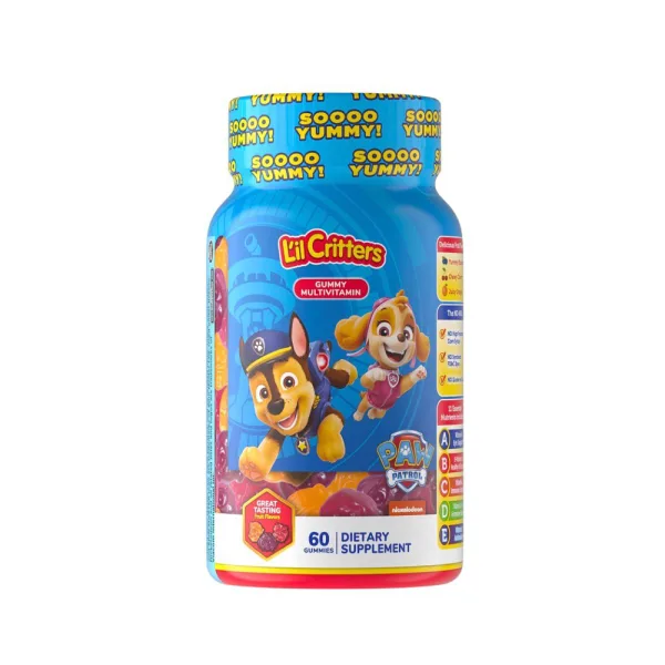 Мультивітаміни для дітей Ліл Крітерс, щенячий патруль, Lill Critters Paw Patrol, 60 желейок