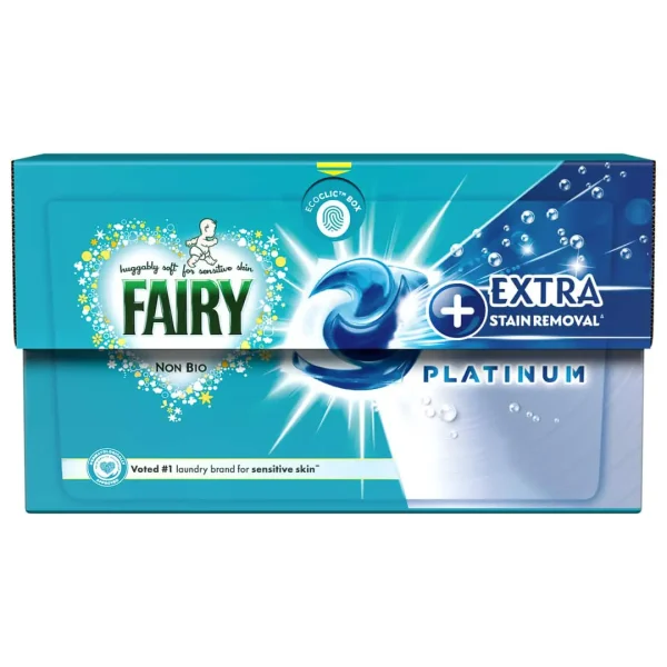 Fairy Platinum капсули для прання, для чутливої шкіри, 34 шт.