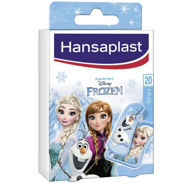 Пластирі для дівчаток з героями Крижане серце, Hansaplast JKids Frozen Strips, 20 шт