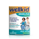 Мультивітаміни для зміцнення дитячого імунітету, Vitabiotics Wellkid immune chewable, 30 жувальних таблеток