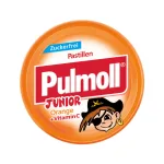 Льодяники з вітаміном Ц для діток зі смаком апельсину, Pulmoll Junior orange, 50 грам