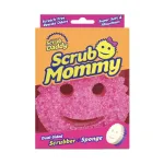 Подвійна губка скрабер для прибирання рожево-жовта , Scrub Mommy