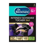 Серветки для прання та відновлення кольору на чорних речах, Dr.Beckmann Schwars, 6 шт