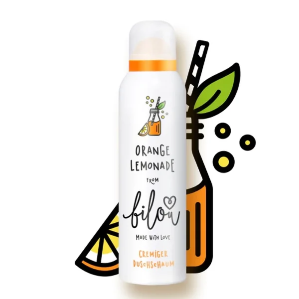 Пінка для душа апельсиновий лимонад, Bilou Orange Lemonade Shower Foam, 200 мл