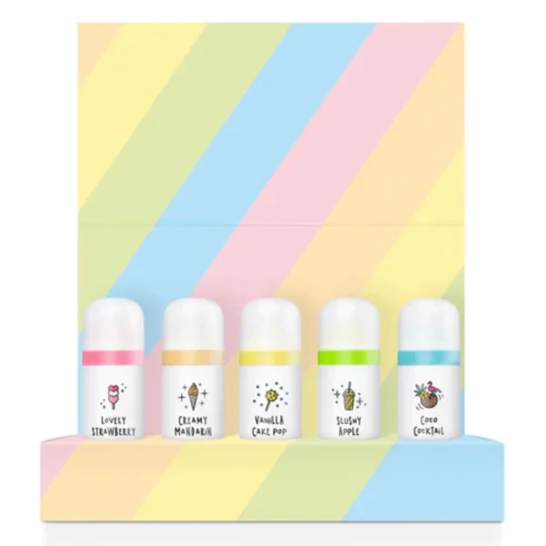 Набір міні пінок для душа подарунковий Білоу, Bilou Rainbow Gift Set