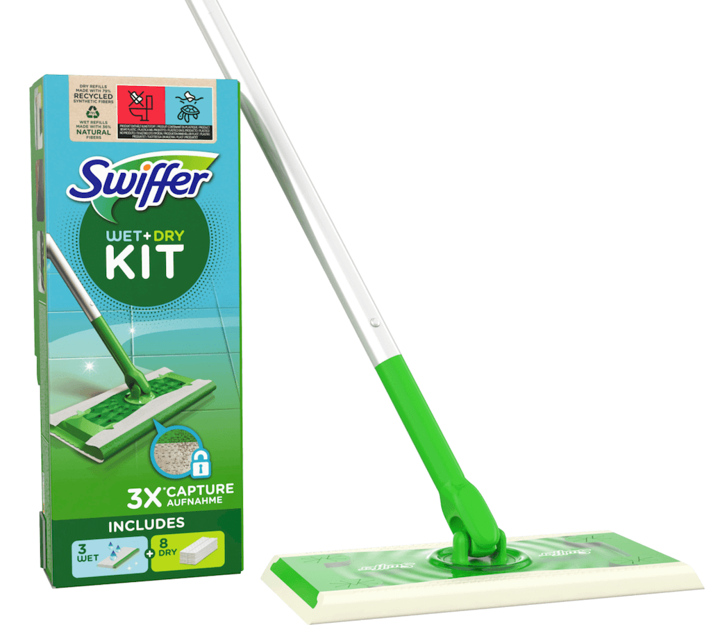 swiffer kit набір швабра та насадки