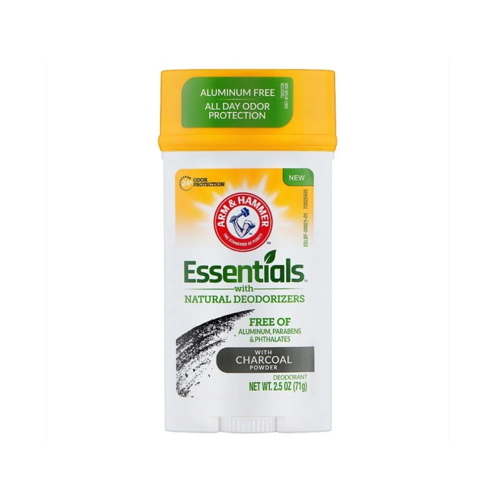 Дезодорант для чоловіків і жінок, з вугільним порошком 71 г, Essentials Natural