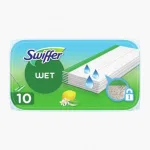 Вологі запаски до швабри,з лимоном, 10 шт, Swiffer