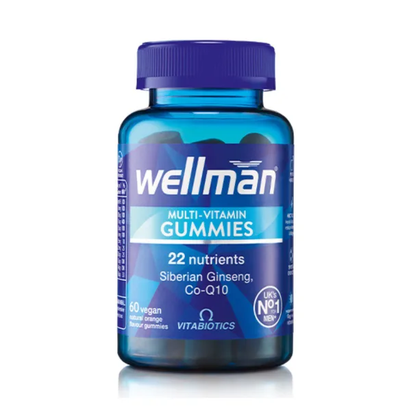 Vitabiotics, Мультивітаміни для чоловіків Wellman Gummies, 60 желейок