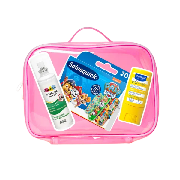Набір для захисту малюка на прогулянках: від комарів + SPF + пластирі PAW Patrol