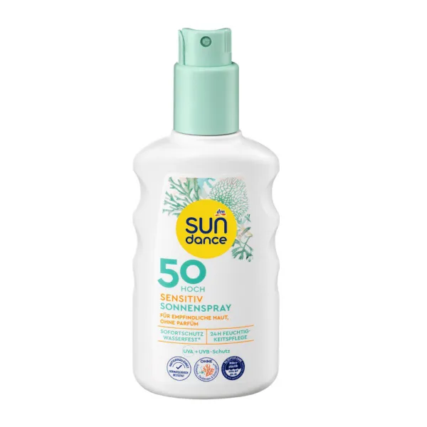 Сонцезахисний спрей для чутливої шкіри Sun dance, spf 50, 200 мл