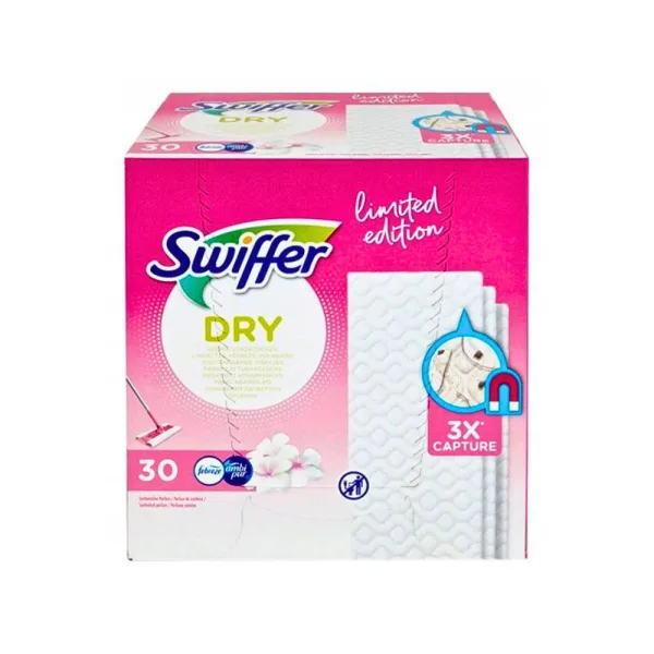 Змінні сухі насадки до швабри Swiffer, Limited Pink Edition, 30 шт