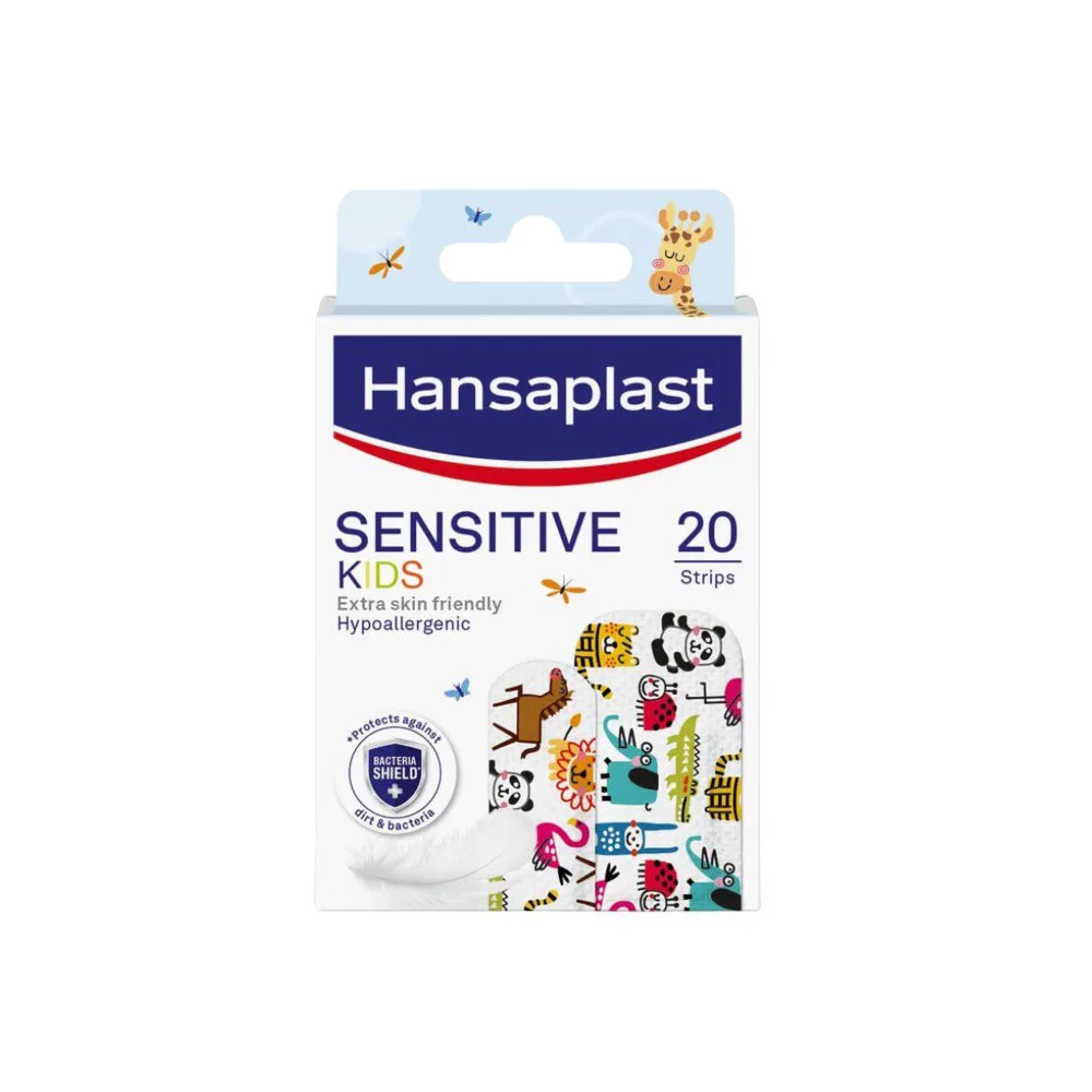 Пластирі Hansaplast, Sensitive, 20 шт