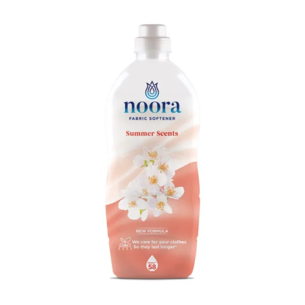 Кондиціонер для білизни Noora Summer Scents Літні Аромати, 928 мл (58 прань)