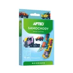 Пластирі дитячі APTEO, машинки, 2 розміри, 12 шт