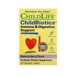 ChildLife Essentials, LiveBiotics, підтримка імунітету та травної системи, натуральний ягідний смак, 5 млрд КУО, 30 жувальних таблеток