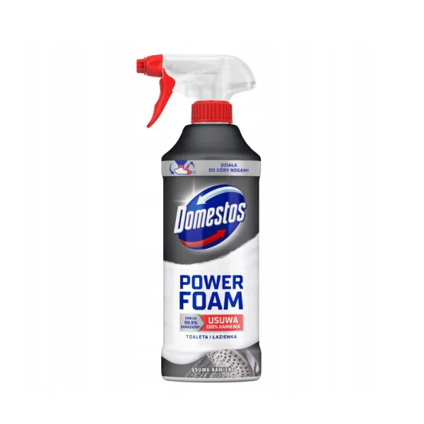 Піна для ванної кімнати та туалету Domestos, Power Foam Usuwa Kamień, 435 мл