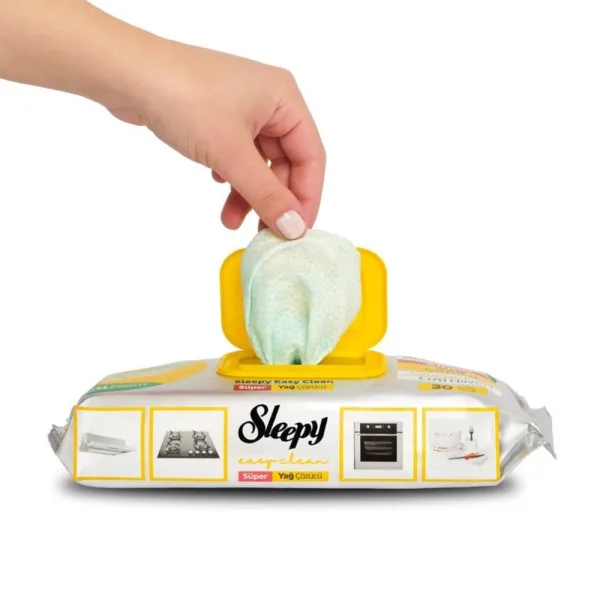 Вологі серветки для прибирання кухні SLEEPY, 30 шт