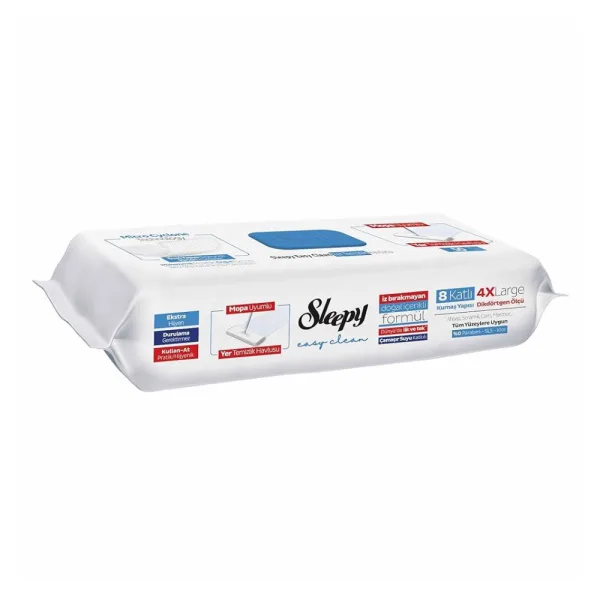 Вологі серветки для підлоги Sleepy Easy Clean MOP, з ароматом блакитної (гірської) сосни, 50 шт