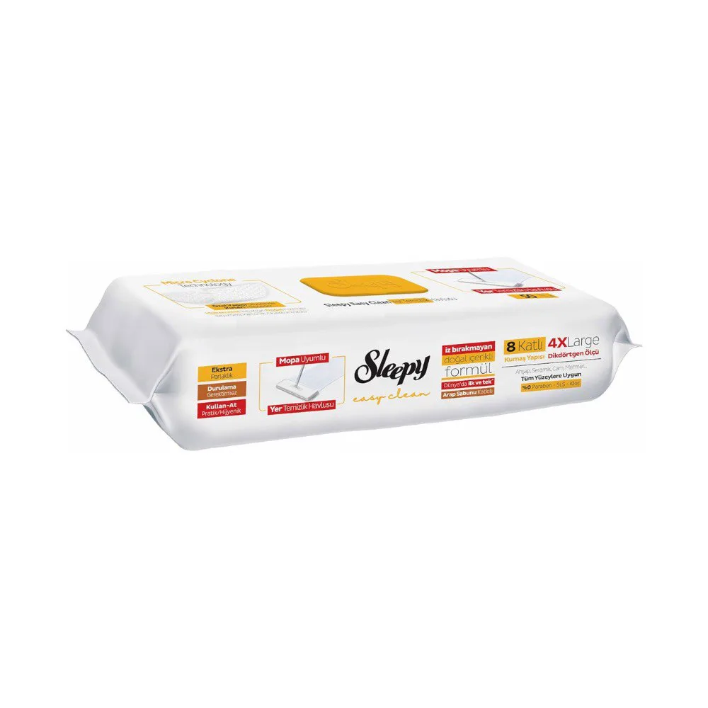 Вологі серветки для підлоги Sleepy Easy Clean MOP, з ароматом евкаліпту, 50 шт