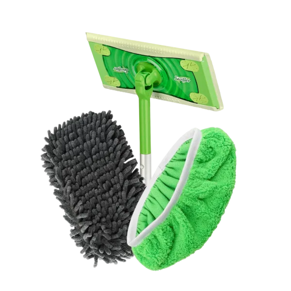 Набір для прибирання Швабра Swiffer + 2 насадки (махрова та петльова мікрофібра)